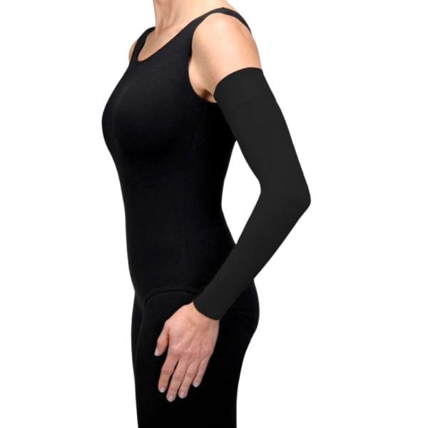 Bella Strong Black Armsleeves, 30-40 mmHG, Long