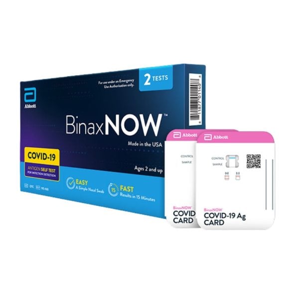 BinaxNOW COVID-19 Antigen Self Test Kit