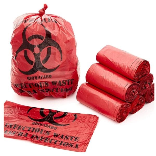 Biohazardous Waste Bag  24" x 24"