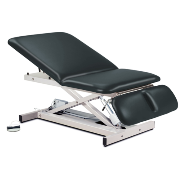 Extra Wide Bariatric Power Exam Table with Adjustable Backrest and Drop Section - Image 2