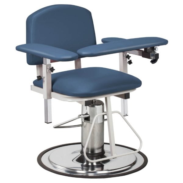 H Series, Padded, Blood Drawing Chair with Padded Arms