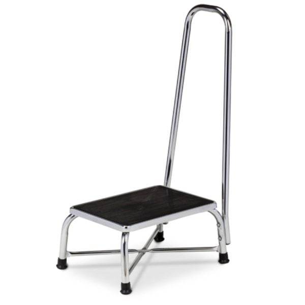 Large Top Bariatric Step Stool with Handrail