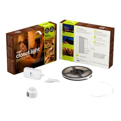 LED Motion Sensor Closet Light Strip - Tool-Free Installation