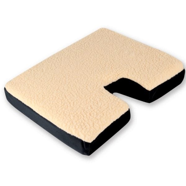 Coccyx Gel Seat Cushion with Fleece Top