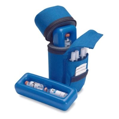 Insulated Insulin Travel Case - Freezable Gel Pack