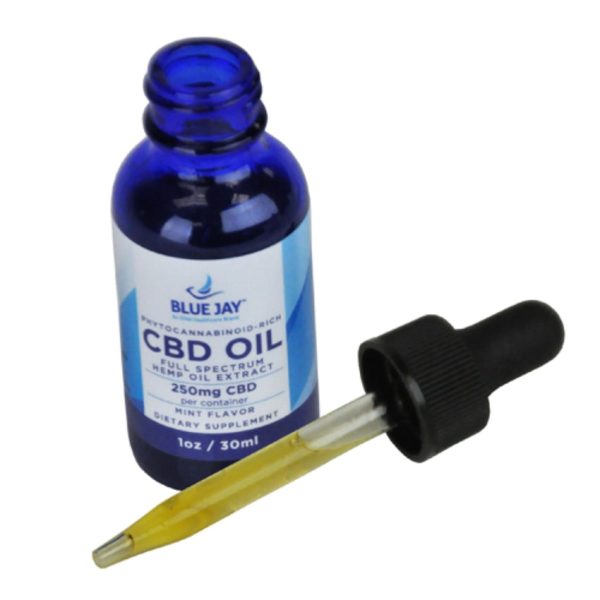 CBD Oil Pure Hemp Drops 250 mg, 1 oz - Mint - Image 2