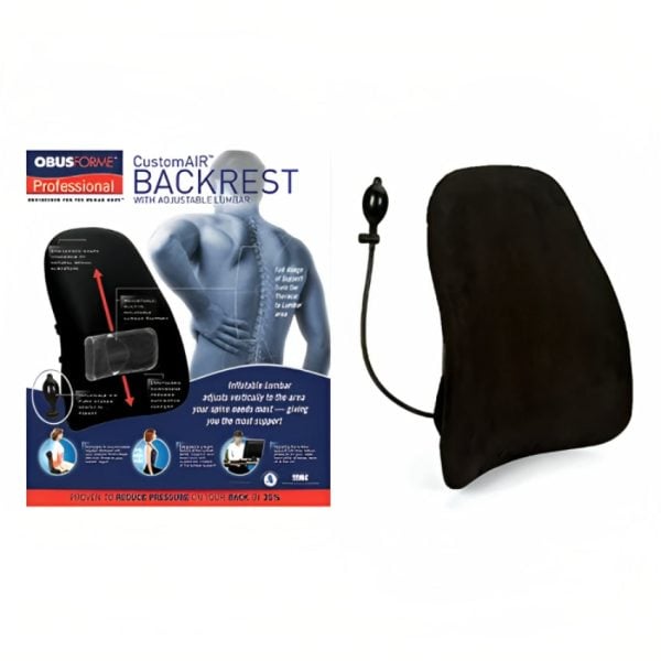 ObusForme CustomAIR Backrest with Adjustable Lumbar Support - Image 2