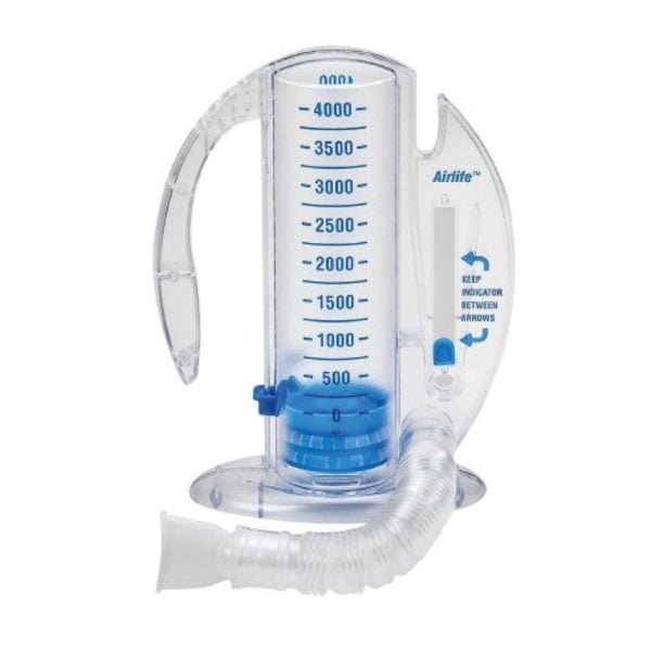 AirLife Volumetric Incentive Spirometer Without Valve, 4000 ml