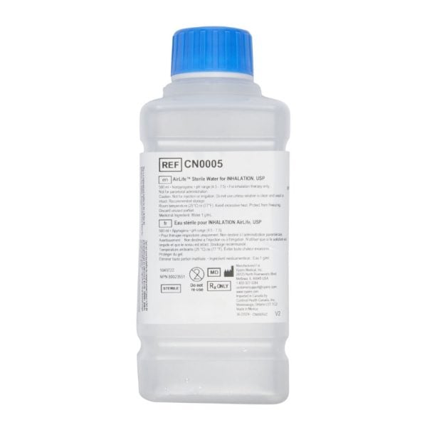 AirLife Sterile Water For Inhalation 500mL