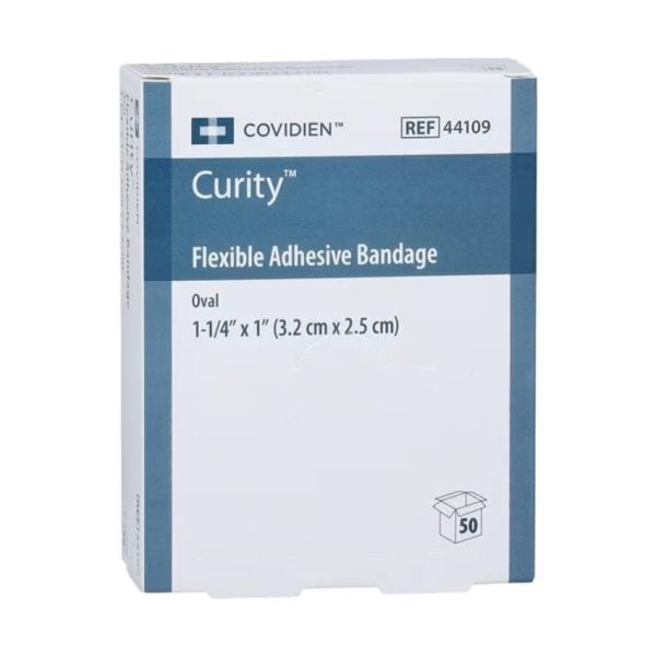 Fabric Adhesive Bandage, Oval, 1¼" x 1"