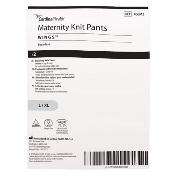 Wings™ Maternity Knit Pants Seamless, Large