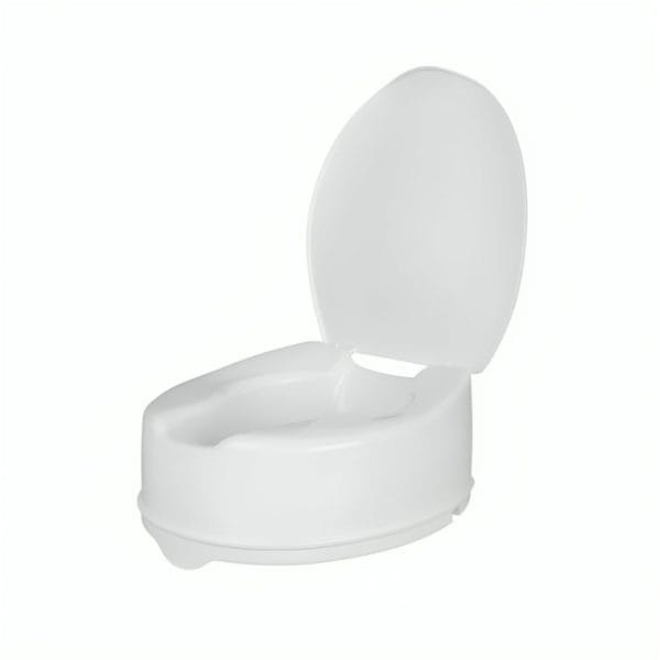 Homecraft Savanah Raised Toilet Seat with Lid - Image 3