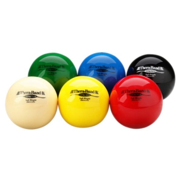 TheraBand Soft Weights ball, 6-piece set