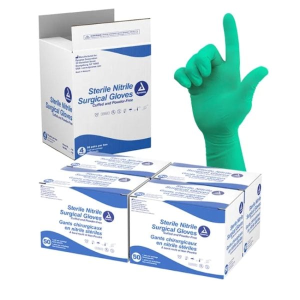 Sterile Nitrile Surgical Gloves