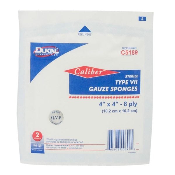 Caliber Type VII Gauze Sponges- Sterile - Image 2