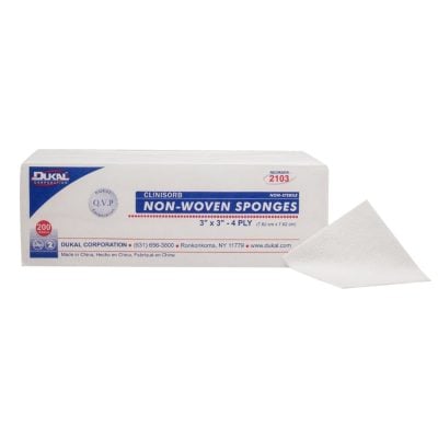 Clinisorb Non-Woven Sponges - 3" x 3" - 200 per Bag