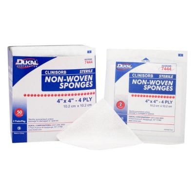 Clinisorb Sterile Non-Woven Sponges - 2 per Pack