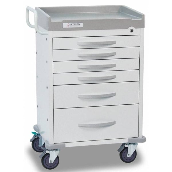 Rescue Series General Purpose Medical Carts, White - Image 2