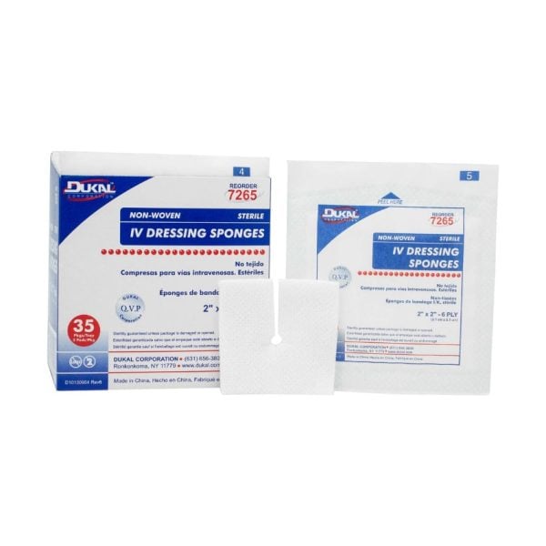 Non-Woven I.V. Sponges, 2" x 2"