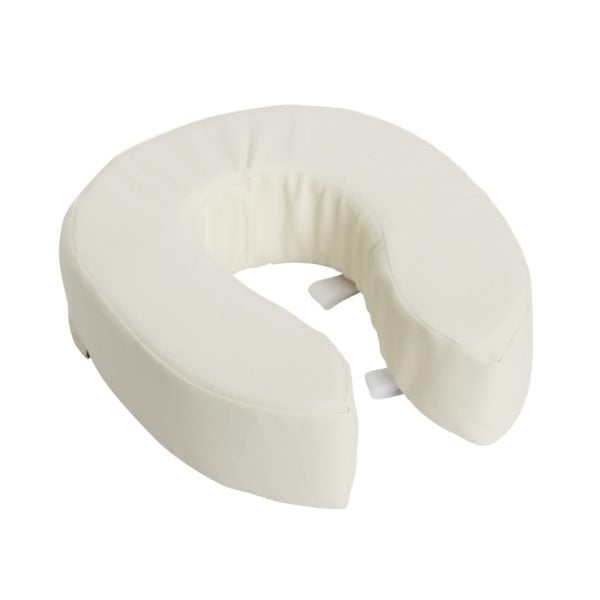 Vinyl Cushion Toilet Seat Riser, 2"