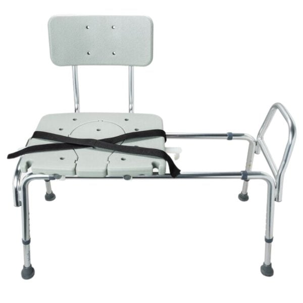 DMI Heavy Duty Sliding Transfer Bench With Cut Out Seat - Image 3