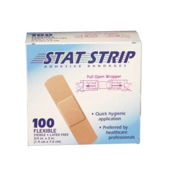 Flexible Fabric Adhesive Bandage, ¾" x 3" - Image 2