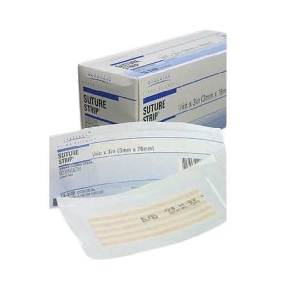 Suture Strip Wound Closure Strips, 1/8 in x 3 in