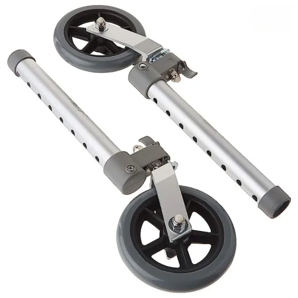 Swivel Wheels with Lock & Two Sets of Rear Glides - Image 2