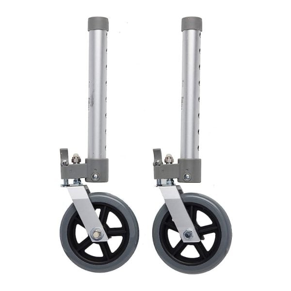 Swivel Wheels with Lock & Two Sets of Rear Glides - Image 3