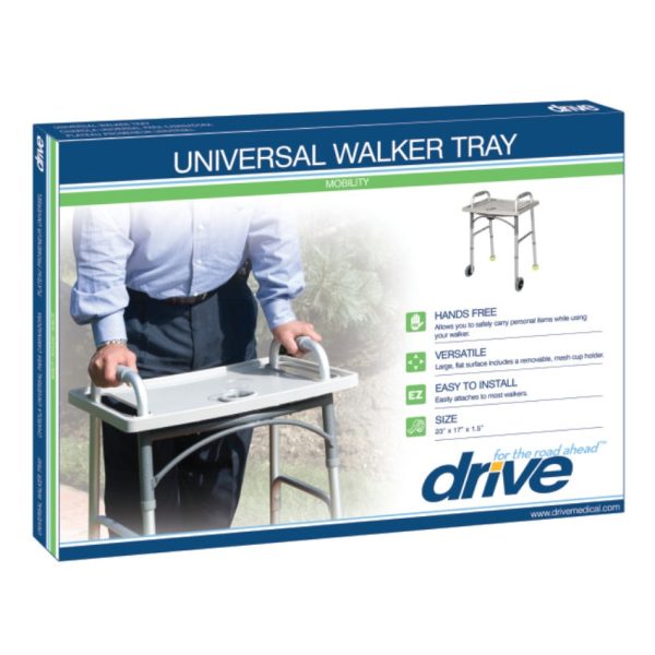 Universal Walker Tray with Cup Holder - Image 2