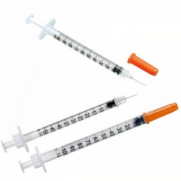 Insulin Syringes with Permanently Attached Needle