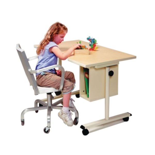 Adjustable Desk with Storage - Image 2