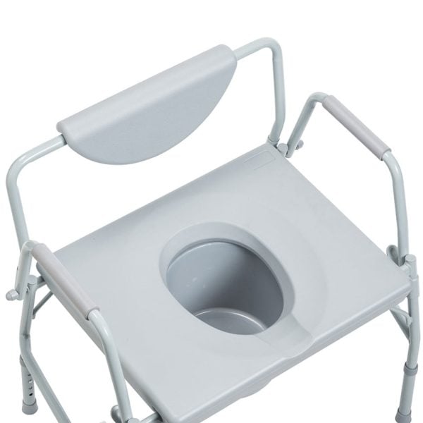 Bariatric Drop-Arm Commode Chair - Image 4