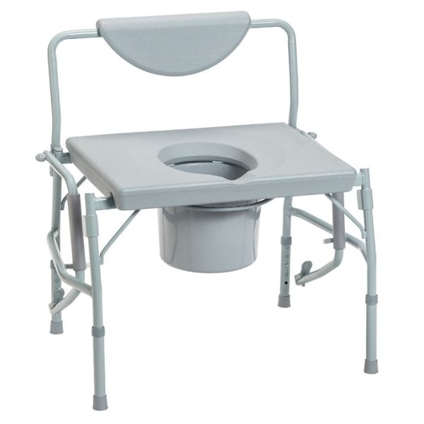 Bariatric Drop-Arm Commode Chair - Image 3