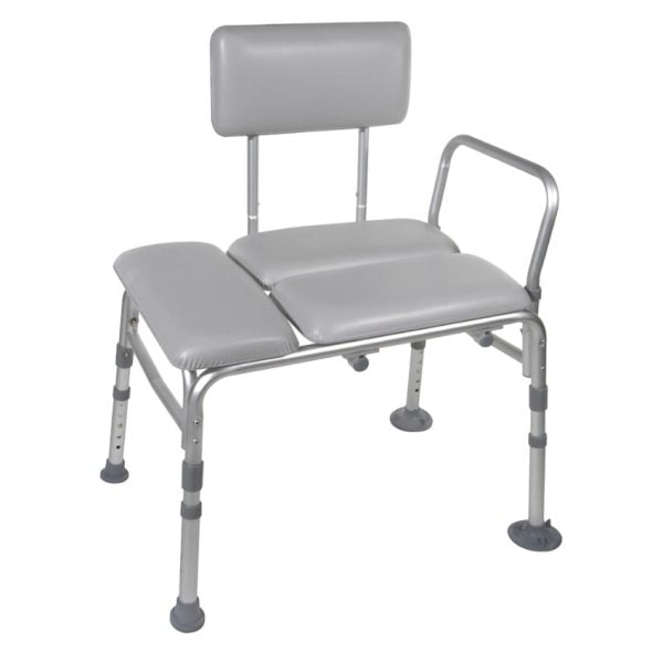 Padded Shower Seat Chair, Gray