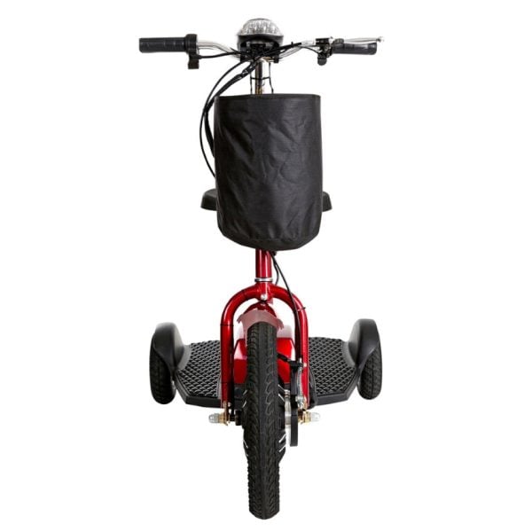 ZooMe Three Wheel Recreational Power Scooter Red - Image 2