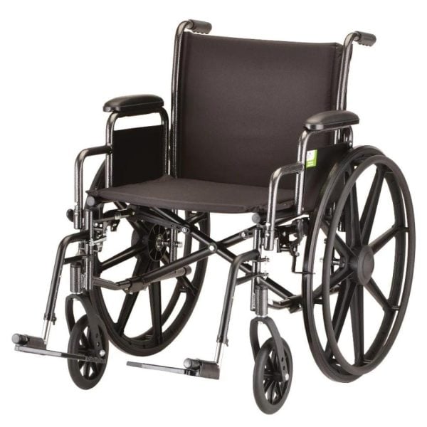 Detachable Desk Arm & Swing Away Footrest Wheelchair