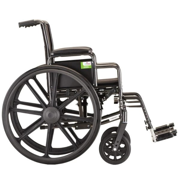 Detachable Desk Arm & Swing Away Footrest Wheelchair - Image 3