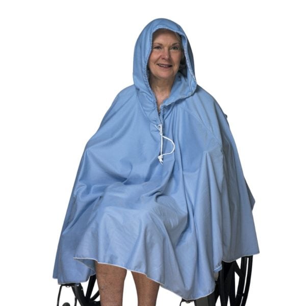 Shower Poncho, Short Back with Hood