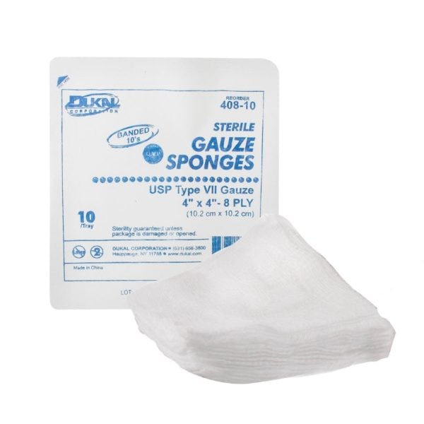 Gauze Sponge Dukal, 4" X 4"