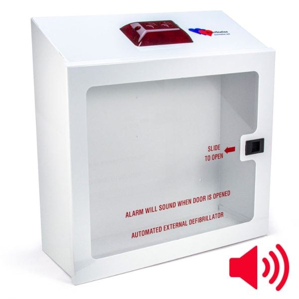 AED Wall Cabinet With Alarm And Strobe