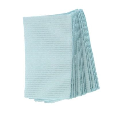 2-Ply Blue Towels - 19" x 13" - 500/Case