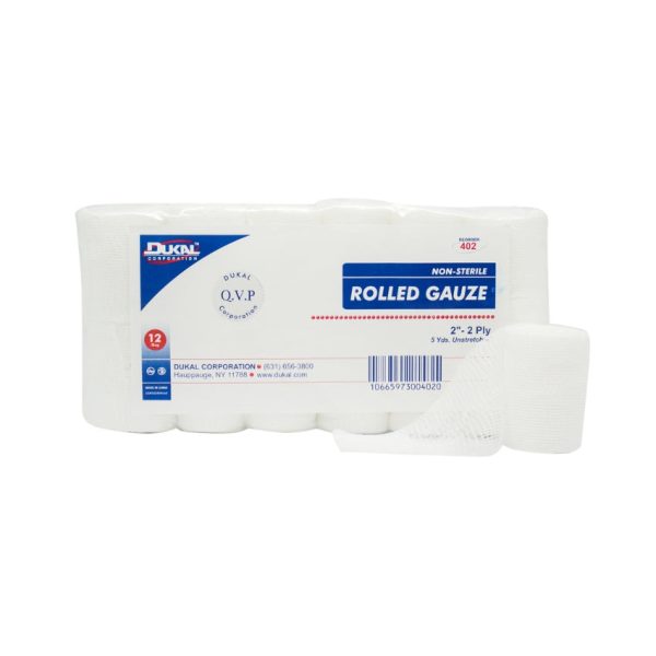 Non-Sterile Rolled Gauze, 2-Ply