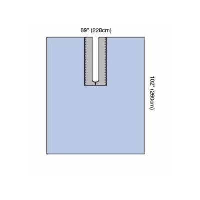 Adhesive Split Surgical Drape - 2" Strip - 15/Box