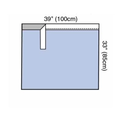 Adhesive Surgical Towel Drape - 39" x 33" - 30 per Box