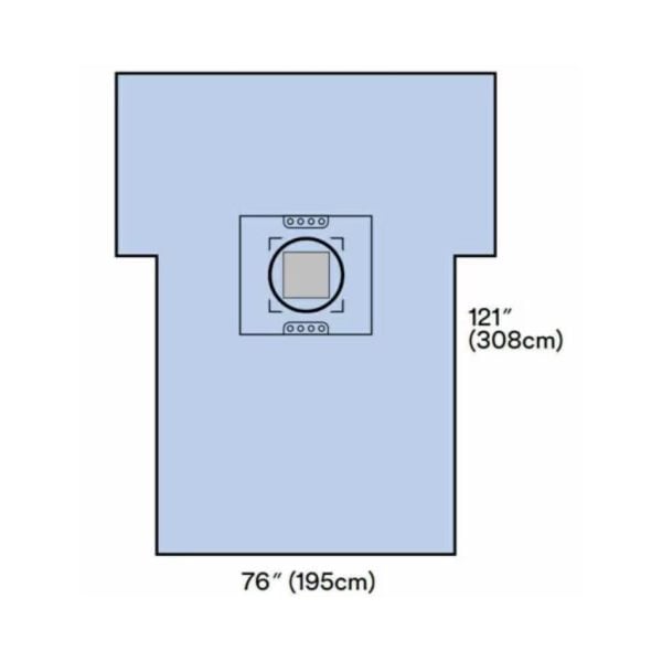 Cesarean Section Drape with Incise Sheet with Pouch