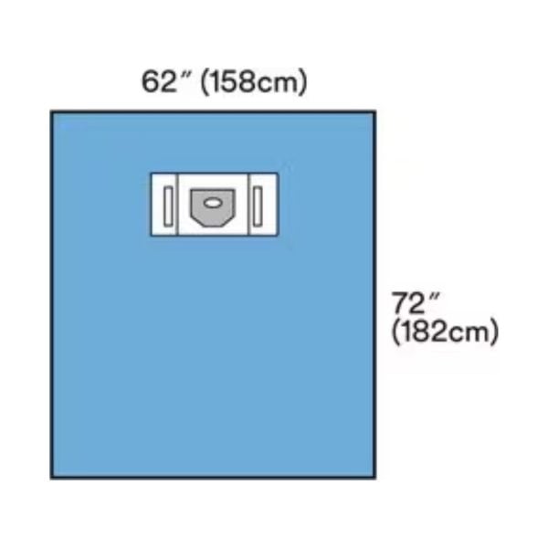 Steri-Drape Ophthalmic Sheet with Aperture & 2 Pouches