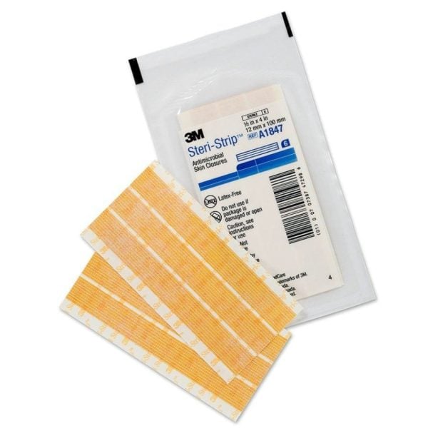 Steri-Strip Antimicrobial Skin Closures, 1/2" x 4"