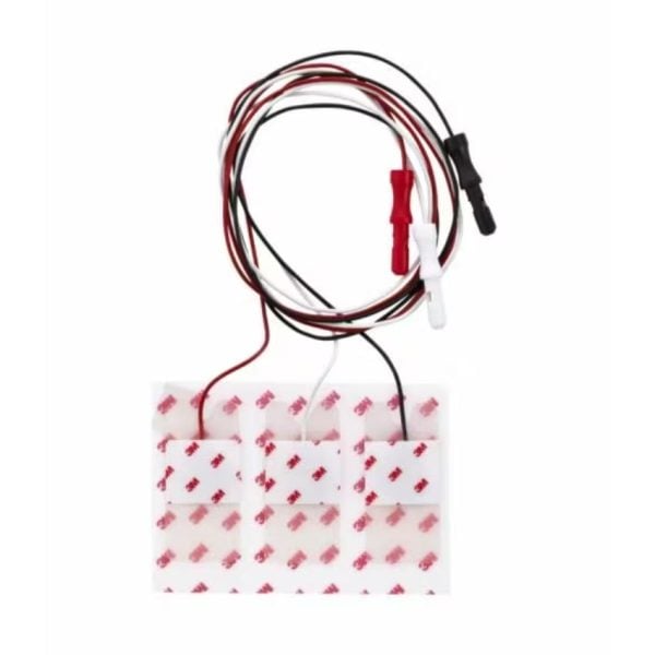 Red Dot ECG Monitoring Electrodes with Pre-Attached Lead Wire