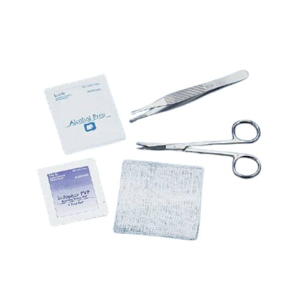 Suture Removal Kit with Floor-Grade Iris Scissors